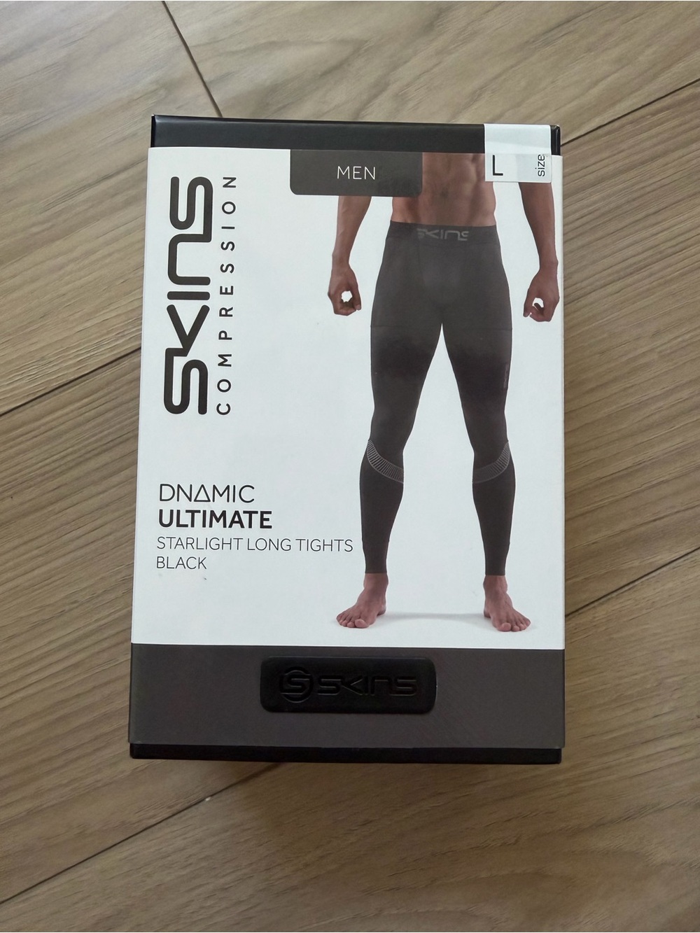 Skins DNAmic Ultimate Starlight Long Compression Tights - Black Sz L Mens NEW
